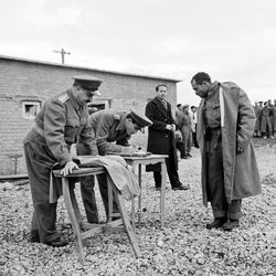 ägyptischer Kriegsgefangener 1957 im Rahmen des Gefangenenaustauschs ägyptischer Kriegsgefangener 1957 im Rahmen des Gefangenenaustauschs