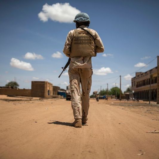 Peacekeeper in Mali.