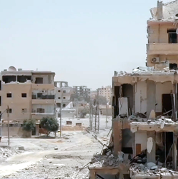 Die zerstörte syrische Stadt Raqqa, 2017 (Foto: Voice of America/Public Domain)