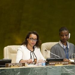 Elayne Whyte Gómez, Präsidentin der UN-Konferenz zum Atomwaffenverbot 