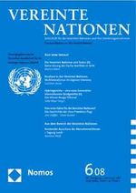 Die Vereinten Nationen und Sudan (II)
